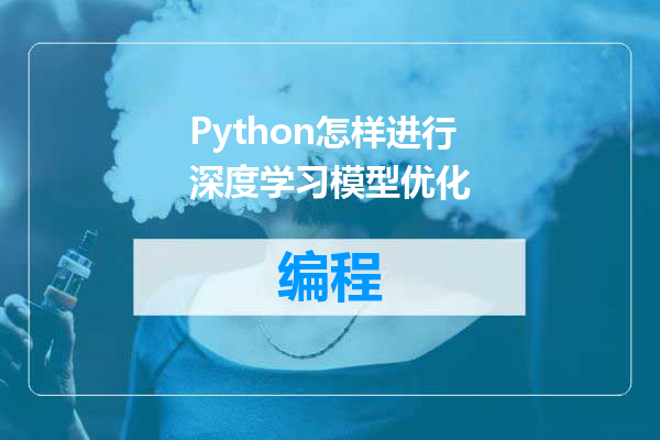 Python怎样进行深度学习模型优化