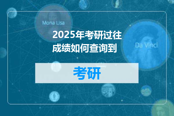 2025年考研过往成绩如何查询到